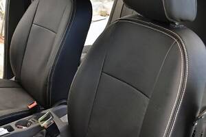 Чехлы на сиденья Hyundai Santa Fe 2015-2018 из Экокожи (Союз-Авто)