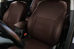 Чехлы на сиденья Mitsubishi Pajero Sport 2008-2013 из Экокожи (EMC-Elegant)