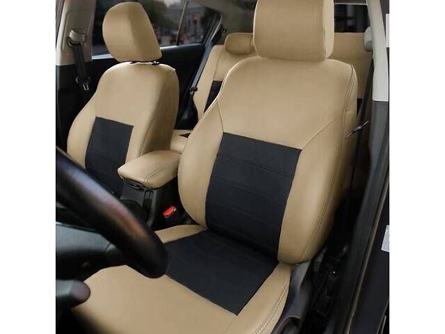 Чохли на сидіння Nissan Pathfinder 2004-2014 з Екошкіри (EMC-Elegant)