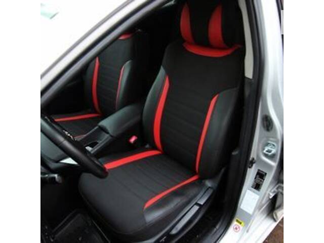 Чехлы на сиденья Nissan Pathfinder 2004-2014 из Экокожи и Автоткани (EMC-Elegant)