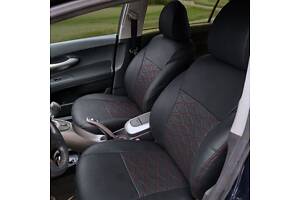 Чехлы на сиденья Nissan Sentra 2015-2018 из Экокожи (EMC-Elegant)