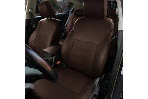 Чехлы на сиденья Nissan X-Trail 2010-2014 из Экокожи (EMC-Elegant)