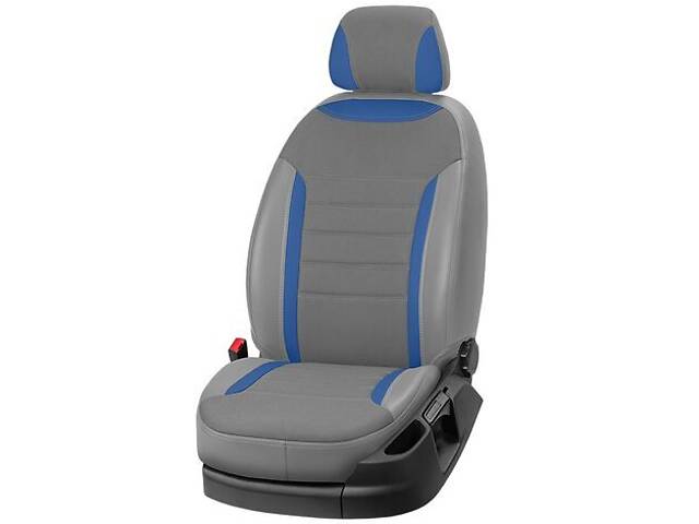 Чохли на сидіння Seat Toledo 2004-2009 з Екошкіри і Автоткани (EMC-Elegant)  