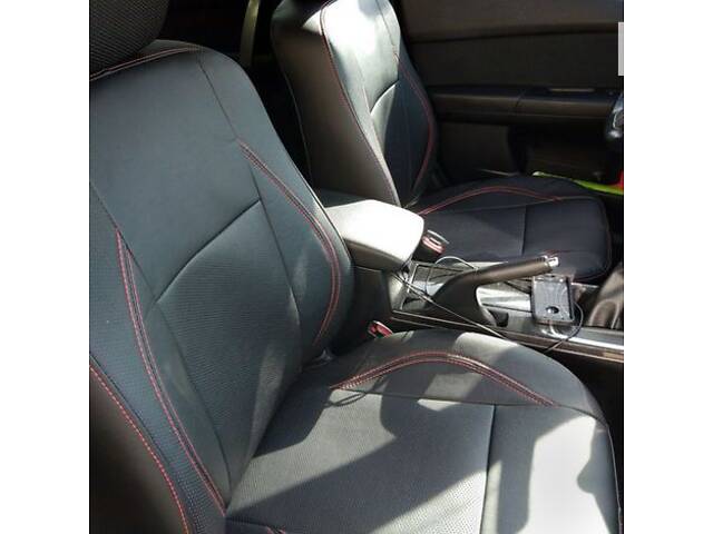 Чохли на сидіння Toyota Aygo 2005-2014 з Екошкірі (Союз-Авто)