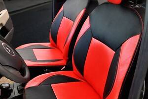 Чехлы на сиденья Toyota Camry 2011-2017 из Экокожи (Союз-Авто)
