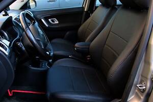 Чохли на сидіння Toyota Hilux 2011-2017 з Екошкіри (EMC-Elegant)