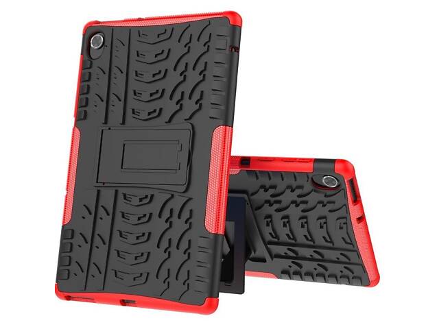 Чехол Armor Case Lenovo Tab K10 TB-X6C6 / M10 Plus 1/2 Gen TB-X606 Red - Фото 4