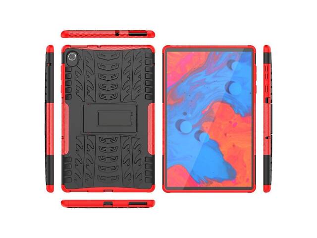 Чехол Armor Case Lenovo Tab K10 TB-X6C6 / M10 Plus 1/2 Gen TB-X606 Red - Фото 7