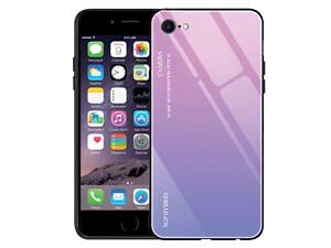 Чехол бампер Primo Gradient Glass для Apple iPhone 6 / 6s - Pink