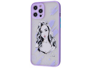 Чехол для Apple Iphone 12 Pro LS-209 Max фиолетовый