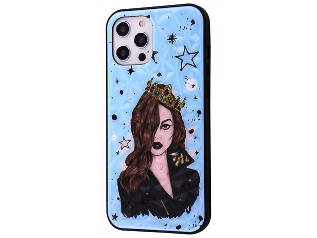 Чехол для Apple Iphone 12 Pro Max королева. LH-800 Цвет: голубой - Фото NaN