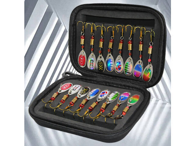 Чохол для блешень та балансирів кейс для снастей органайзер блешень сумка для мормишок футляр для снастей рибальський чохол - Фото 1