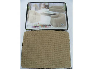 Чехол для дивана Трехместный Burumcuk Бежевый 1063212