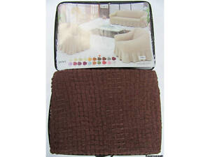 Чехол для дивана Трехместный Burumcuk Коричневый 1063212