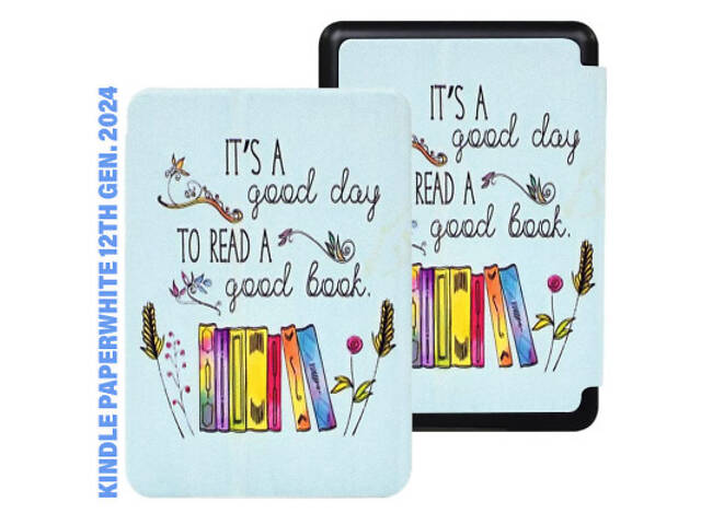 Чохол для електронної книги BeCover Smart Case Amazon Kindle Paperwhite 12th Gen. 2024 7' Good Book (712854) - Фото 1