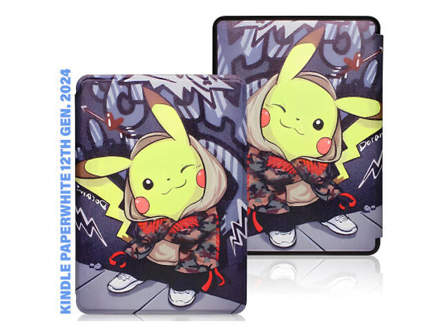 Чохол для електронної книги BeCover Smart Case Amazon Kindle Paperwhite 12th Gen. 2024 7' Pikachu (712858) - Фото 1
