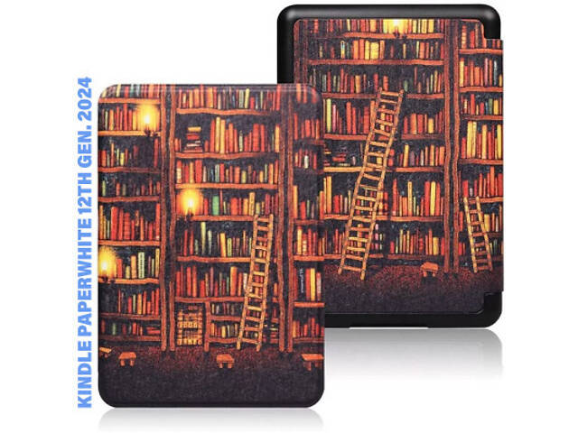 Чохол для електронної книги BeCover Smart Case Amazon Kindle Paperwhite 12th Gen. 2024 7' Library (712855) - Фото 1