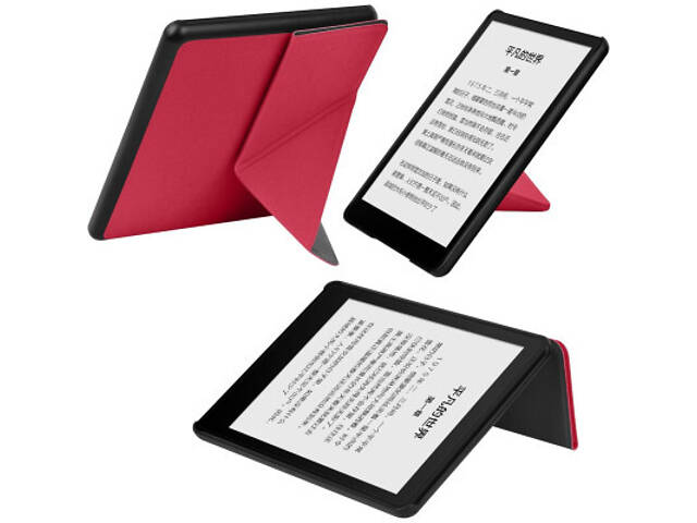 Чехол для электронной книги BeCover Ultra Slim Origami Amazon Kindle Paperwhite 12th Gen. 2024 7' Red (712841) - Фото 7