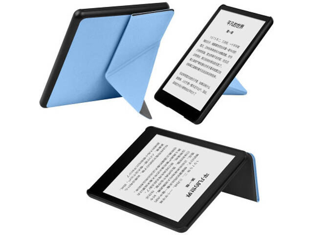 Чохол для електронної книги BeCover Ultra Slim Origami Amazon Kindle Paperwhite 12th Gen. 2024 7' Light Blue (712839) - Фото 7