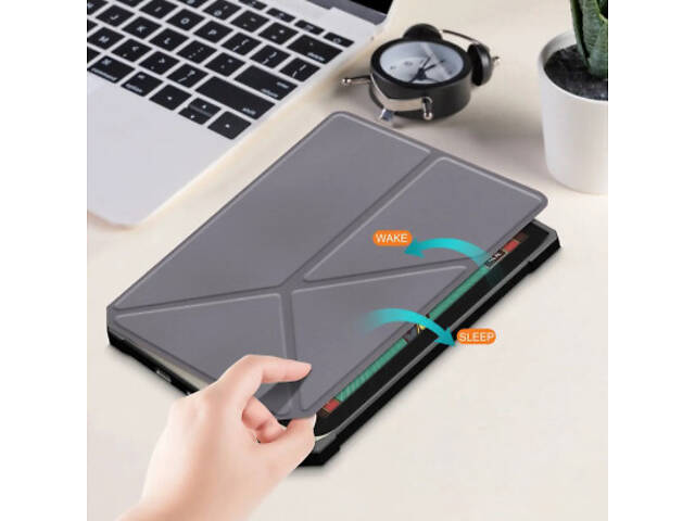 Чохол для електронної книги BeCover Ultra Slim Origami PocketBook 743G InkPad 4/InkPad Color 2/InkPad Color 3 (7.8') Gra - Фото 5
