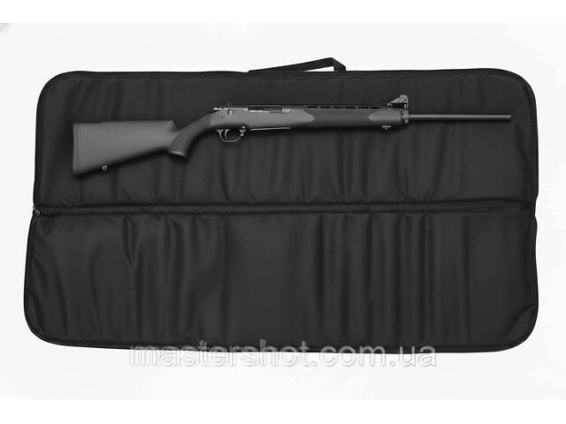 Чехол для карабина АК, АКМ, АК-47 длиной до 110 см, черный (Oxford 600D) MS - Фото 3