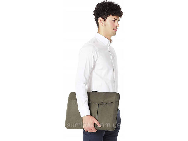 Чохол для ноутбука 17 дюймів Amazon Basics сірий - Фото 2