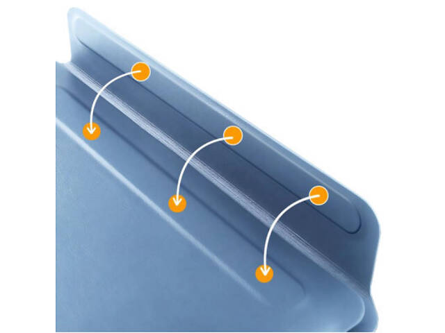 Чохол для ноутбука BeCover 12' MacBook ECO Leather Deep Blue (709689) - Фото 5