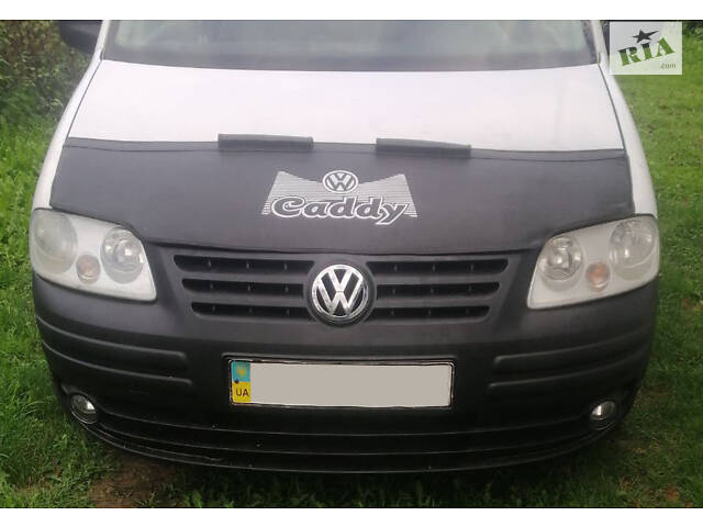 Чехол капота V1 (кожзаменитель) для Volkswagen Caddy 2004-2010 гг