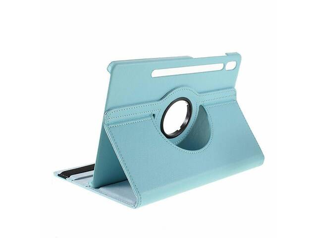 Чехол-книга Rotating Case для Samsung Galaxy Tab S7 11.0 T870 / T875 (Wake / Sleep) Light Blue - Фото 6