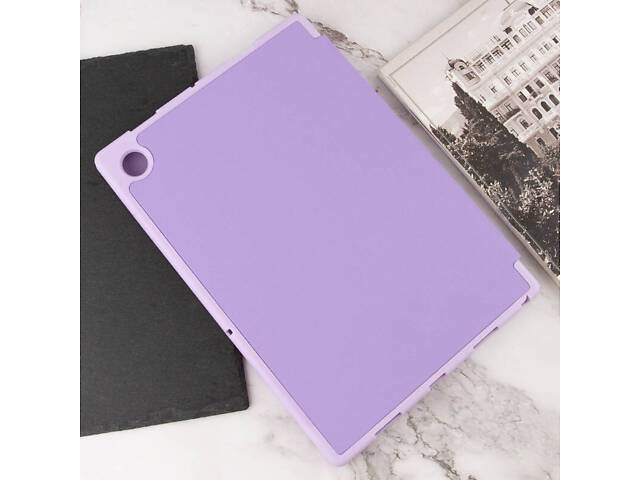 Чехол-книжка Book Cover (stylus slot) для Samsung Galaxy Tab A9 (8.7'') (X110/X115) Сиреневый / Dasheen - Фото 8