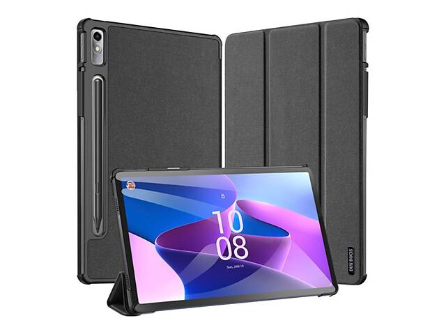 Чехол-книжка Dux Ducis Domo Lenovo Tab P11 Pro 2nd Gen 11.2' Auto Sleep Wake Black (35082_3344907) - Фото 1