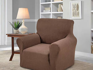 Чехол на кресло универсальный Love You Corn Fleece 82182 коричневый