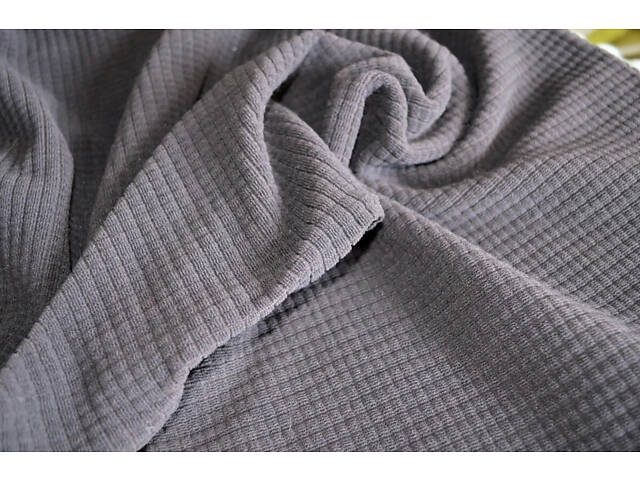 Чехол на стул универсальный кофейный квадратик Evibu Турция 50184 - Фото 2