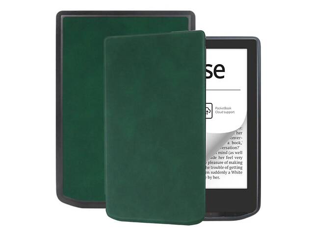 Чохол обкладинка Primolux TPU для електронної книги PocketBook 629 Verse / 634 Verse Pro - Dark Green - Фото 1
