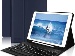 Чехол с клавиатурурой JADEMALL для iPad 9, 8 и 7 поколений, 10,2 дюйма, 2021/2020/2019 г