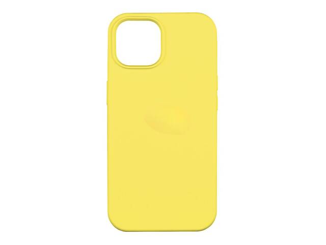 Чехол Silicone Case AA iPhone 14 Mellow Yellow