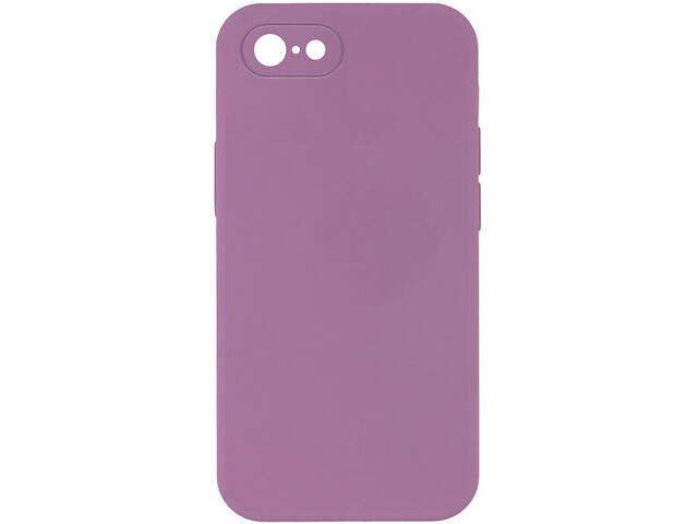 Чехол Silicone Case Square Full Camera Protective (AA) NOLOGO для Apple iPhone 6/6s (4.7') Лиловый / Lilac Pride - Фото 1
