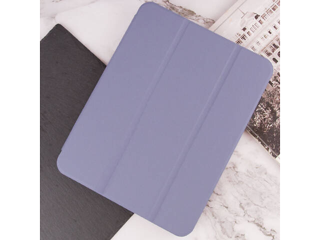 Чехол Smart Case Open buttons для Apple iPad 10.2' (2019) (2020) (2021) Lavender gray - Фото 7