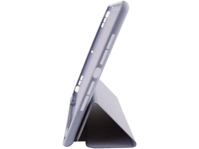 Чехол Smart Case Open buttons для Apple iPad 10.2' (2019) (2020) (2021) Lavender gray - Фото 6