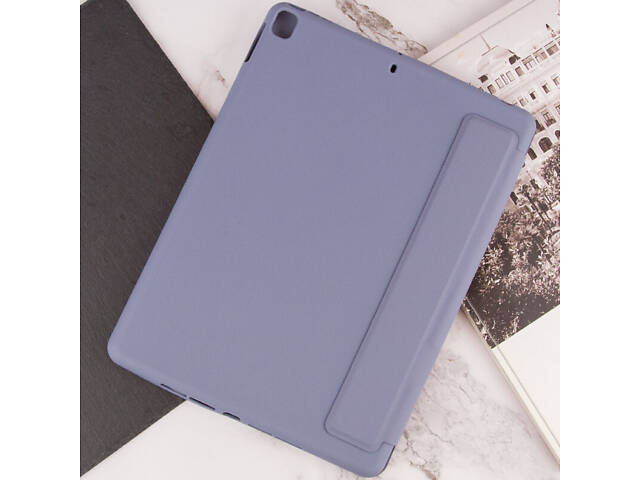 Чехол Smart Case Open buttons для Apple iPad 10.2' (2019) (2020) (2021) Lavender gray - Фото 8