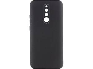 Чехол TPU GETMAN Liquid Silk Full Camera для Xiaomi Redmi 8 Черный / Black