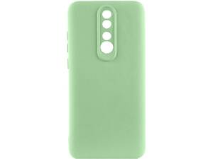 Чехол TPU GETMAN Liquid Silk Full Camera для Xiaomi Redmi 8 Зеленый / Pistachio