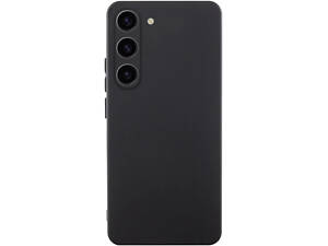 Чехол TPU GETMAN Liquid Silk Full Camera для Samsung Galaxy S21 FE Черный / Black