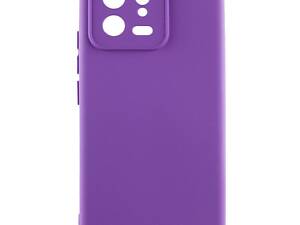 Чохол TPU GETMAN Liquid Silk Full Camera для Xiaomi 13 Фіолетовий / Purple