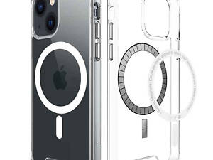 Чехол TPU Space Case with MagSafe для Apple iPhone 13 mini (5.4') Прозрачный