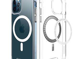Чехол TPU Space Case with MagSafe для Apple iPhone 12 Pro Max (6.7') Прозрачный