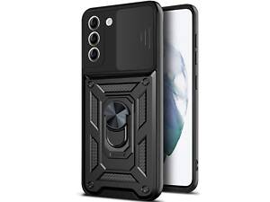 Чехол Ummi Camshield Serge Ring для Samsung Galaxy S21 FE Черный