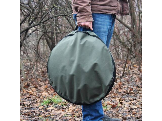 Чохол зелений (оксфорд)/сумка для сковороди з диска борони 80 см - Фото 1