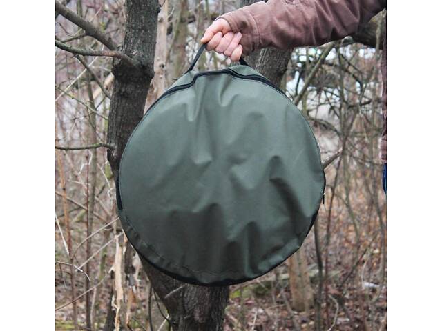 Чохол зелений (оксфорд)/сумка для сковороди з диска борони 80 см - Фото 2