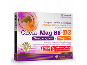 Chela-Mag B6+D3 30 caps
